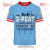 Manchester City 3-Peat Champions Jersey T-Shirt