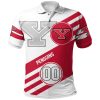 NCAA Youngstown State Penguins Custom Number Logo Polo Shirt