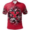 NCAA Youngstown State Penguins Custom Text Number Camouflage Vintage Polo Shirt