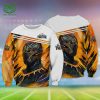 Black Panther White Orange Sweatshirt