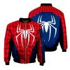 Spider Man Red Blue Bomber Jacket