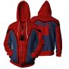 Spider Man Red Zip Up Hoodie