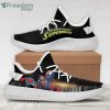 Superman Black Yeezy Boost Sneakers