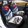 Superman White Car Seat Covers