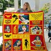 Wonder Woman Fabric Quilt Blanket