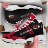 AZ Alkmaar Custom Name Black Red Air Jordan 13 Shoes