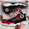 Excelsior Rotterdam Custom Name Black Red Air Jordan 13 Shoes