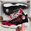 FC Emmen Custom Name Black Red Sport Air Jordan 13 Shoes