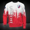 FC Utrecht Red White Sweatshirt