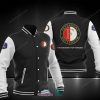 Feyenoord Black White Baseball Jacket