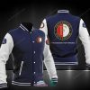 Feyenoord Blue White Baseball Jacket