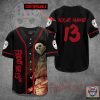 Jason Voorhees Custom Name Friday The 13th Baseball Jersey