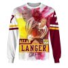 NRL Brisbane Broncos Allan Langer No 7 Sweatshirt