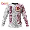 NRL Brisbane Broncos Custom Name Indigenous Sweatshirt V10