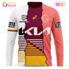 NRL Brisbane Broncos Custom Name Number 2023 Jersey Sweatshirt