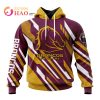NRL Brisbane Broncos Custom Name Number MotoCross Pullover Hoodie V4
