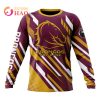 NRL Brisbane Broncos Custom Name Number MotoCross Sweatshirt V4
