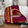 NRL Brisbane Broncos Fleece Blanket V1