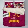 NRL Brisbane Broncos Maroon Edition Bedding Set V6
