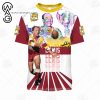 NRL Brisbane Broncos Wally Lewis No 6 T-Shirt