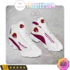 NRL Brisbane Broncos White Maroon Logo Air Jordan 13 Shoes