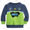 NRL Canberra Raiders Custom Name Number 2021 Home Jersey Kids Sweatshirt