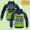 NRL Canberra Raiders Custom Name Number 2021 Home Jersey Pullover Hoodie