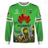 NRL Canberra Raiders Custom Name Number x The Simpsons 2020 Halloween Sweatshirt