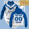 NRL Canterbury-Bankstown Bulldogs Custom Name Number 2021 Home Jersey Pullover Hoodie