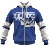 NRL Canterbury-Bankstown Bulldogs Custom Name Number Retro Flag Jersey 1935 Zip Up Hoodie
