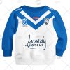 NRL Canterbury-Bankstown Bulldogs Custom Name Numbers 2021 Home Jersey Kids Sweatshirt