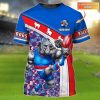 NRL Canterbury-Bankstown Bulldogs Custom Name T-Shirt V2