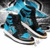 NRL Cronulla-Sutherland Sharks Black Air Jordan 1 High Sneakers