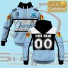NRL Cronulla-Sutherland Sharks Custom Name Number 2021 Home Jersey Pullover Hoodie