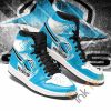 NRL Cronulla-Sutherland Sharks White Air Jordan 1 High Sneakers