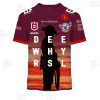 NRL Manly Warringah Sea Eagles Custom Name Number 2021 ANZAC Jersey Sweatshirt