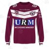NRL Manly Warringah Sea Eagles Custom Name Number 2021 Home Jersey Sweatshirt