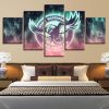 NRL Manly Warringah Sea Eagles Logo 5 Panel Canvas V1