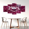 NRL Manly Warringah Sea Eagles Superman 5 Panel Canvas