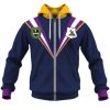 NRL Melbourne Storm Custom Name Number 1998 Vintage Retro Heritage Jersey Zip Up Hoodie