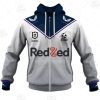 NRL Melbourne Storm Custom Name Number 2021 Away Jersey Zip Up Hoodie