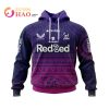 NRL Melbourne Storm Custom Name Number 2022 Multicultural Captain’s Run Jersey Pullover Hoodie