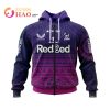 NRL Melbourne Storm Custom Name Number 2022 Multicultural Captain’s Run Jersey Zip Up Hoodie