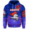 NRL Newcastle Knights ANZAC 2022 Indigenous Pullover Hoodie