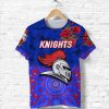 NRL Newcastle Knights ANZAC 2022 Indigenous T-Shirt