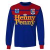 NRL Newcastle Knights Custom Name Number 1988 ARL/NRL Retro Heritage Vintage Jersey Sweatshirt
