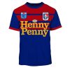 NRL Newcastle Knights Custom Name Number 1988 ARL/NRL Retro Heritage Vintage Jersey T-Shirt