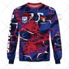 NRL Newcastle Knights Custom Name Number 2021 Fishing Sweatshirt