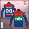 NRL Newcastle Knights Custom Name Number 2021 Home Jersey Baseball Jacket