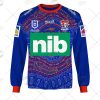NRL Newcastle Knights Custom Name Number On Field Indigenous Jersey 2021 Sweatshirt